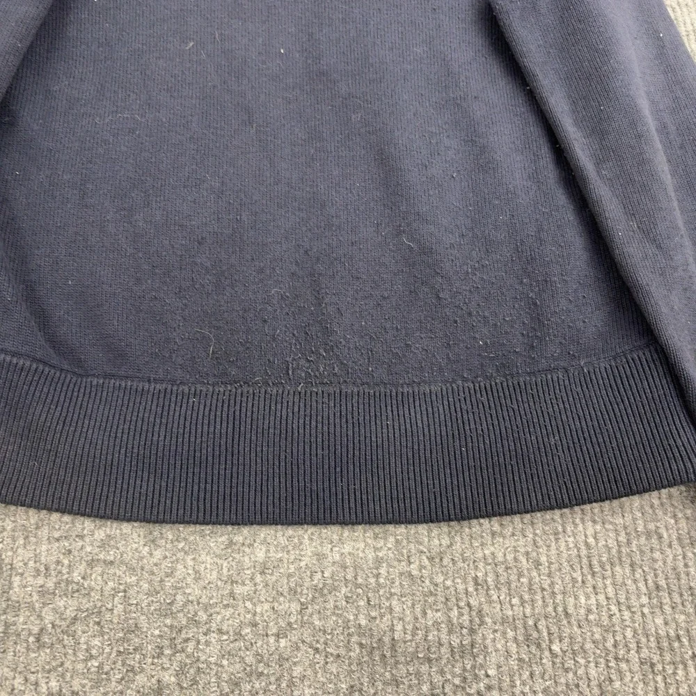 Banana‎ Republic Jacket Mens L Blue Cotton Quilted Hybrid Full Zip Casual